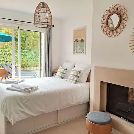 Proche Golf D'arcachon Avec Piscine Chauffee 别墅