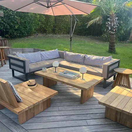 Proche Golf D'arcachon Avec Piscine Chauffee