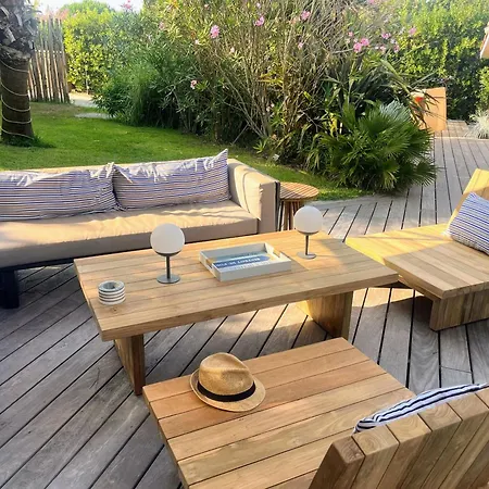 Proche Golf D'arcachon Avec Piscine Chauffee וילה