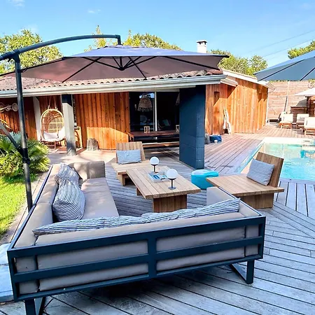 וילה Proche Golf D'arcachon Avec Piscine Chauffee לה-טסט-דה-בוש
