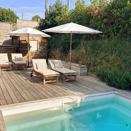 Proche Golf D'arcachon Avec Piscine Chauffee וילה