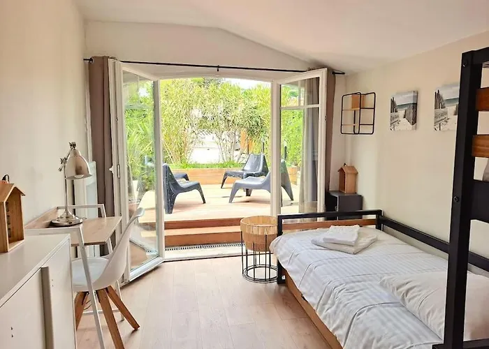 Villa Proche Golf D'arcachon Avec Piscine Chauffee