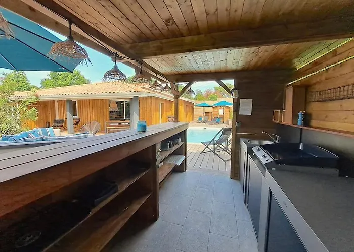 Villa Proche Golf D'arcachon Avec Piscine Chauffee *