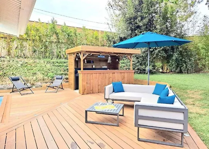 Proche Golf D'arcachon Avec Piscine Chauffee