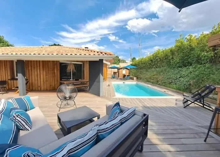 Villa Proche Golf D'arcachon Avec Piscine Chauffee La Teste-de-Buch