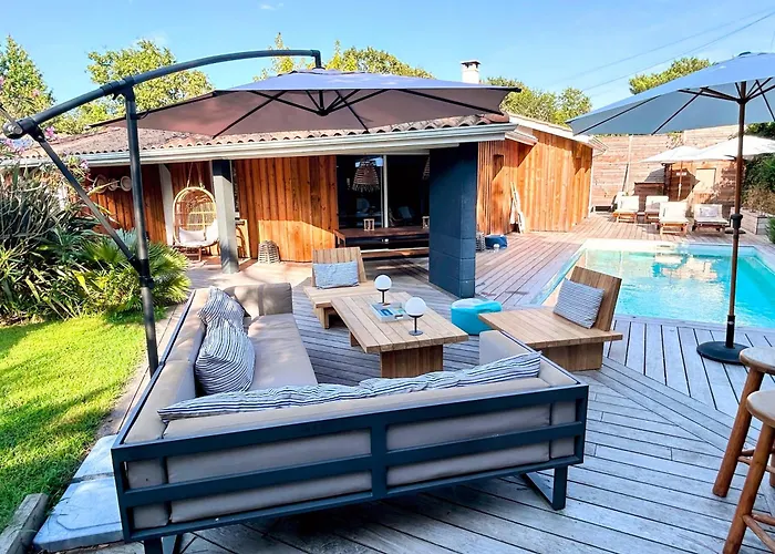 Villa Proche Golf D'arcachon Avec Piscine Chauffee La Teste-de-Buch