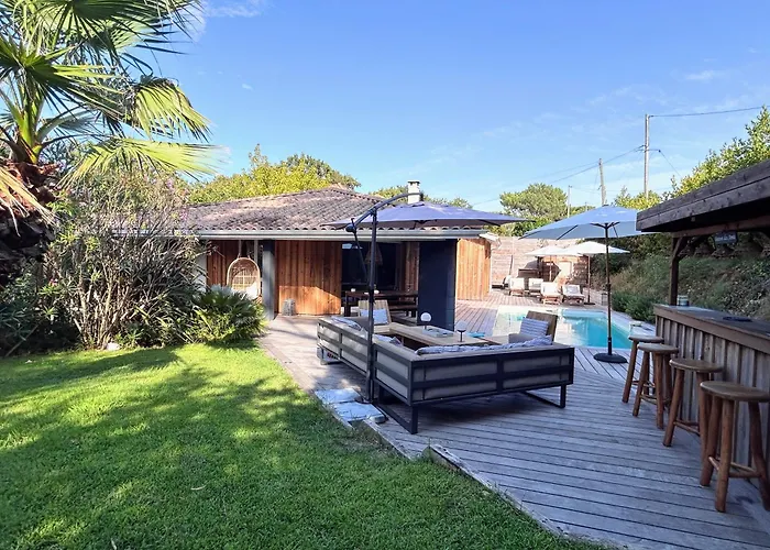 Proche Golf D'arcachon Avec Piscine Chauffee Villa La Teste-de-Buch